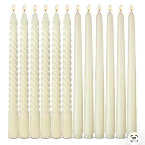 SMOOTH & SPIRAL CANDLE SET